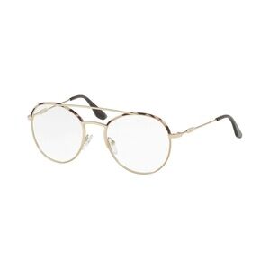Prada - Authentic Gold and Brown Tortoiseshell Women's Journal Reading Glasses
